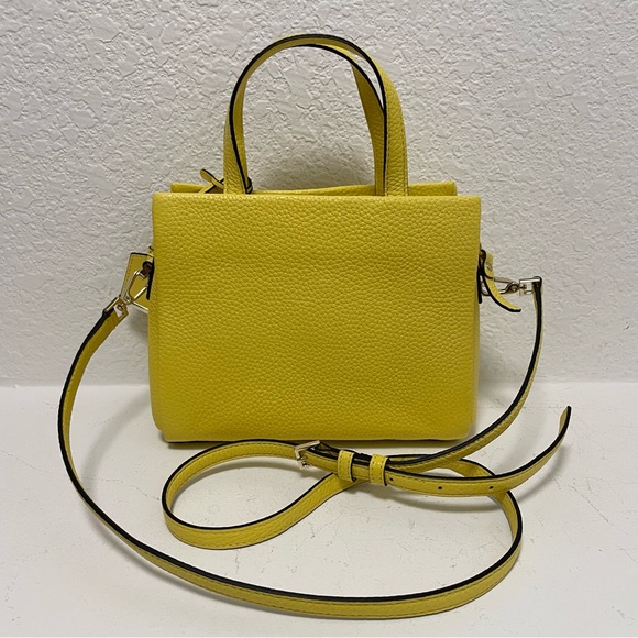 🆕Kate Spade ♠️ Holden Street Small Lanie Satchel/Crossbody in Lemon Yellow - Picture 5 of 15